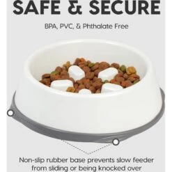 IRIS USA Non-Slip Rubber Slow Feeder With Raised Bumps Dog & Cat Bowl -PetSafe Shop Sale 159938 PT6. AC SS1800 V1627938093
