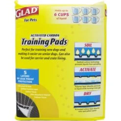 Glad For Pets Activated Carbon Jumbo Dog Training Pads, 28 X 30-in, 30 Count, Unscented -PetSafe Shop Sale 163256 PT3. AC SS1800 V1555090659