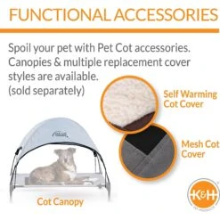 K&H Pet Products Coolin' Pet Cot Elevated Pet Bed -PetSafe Shop Sale 164028 PT5. AC SS1800 V1620841684