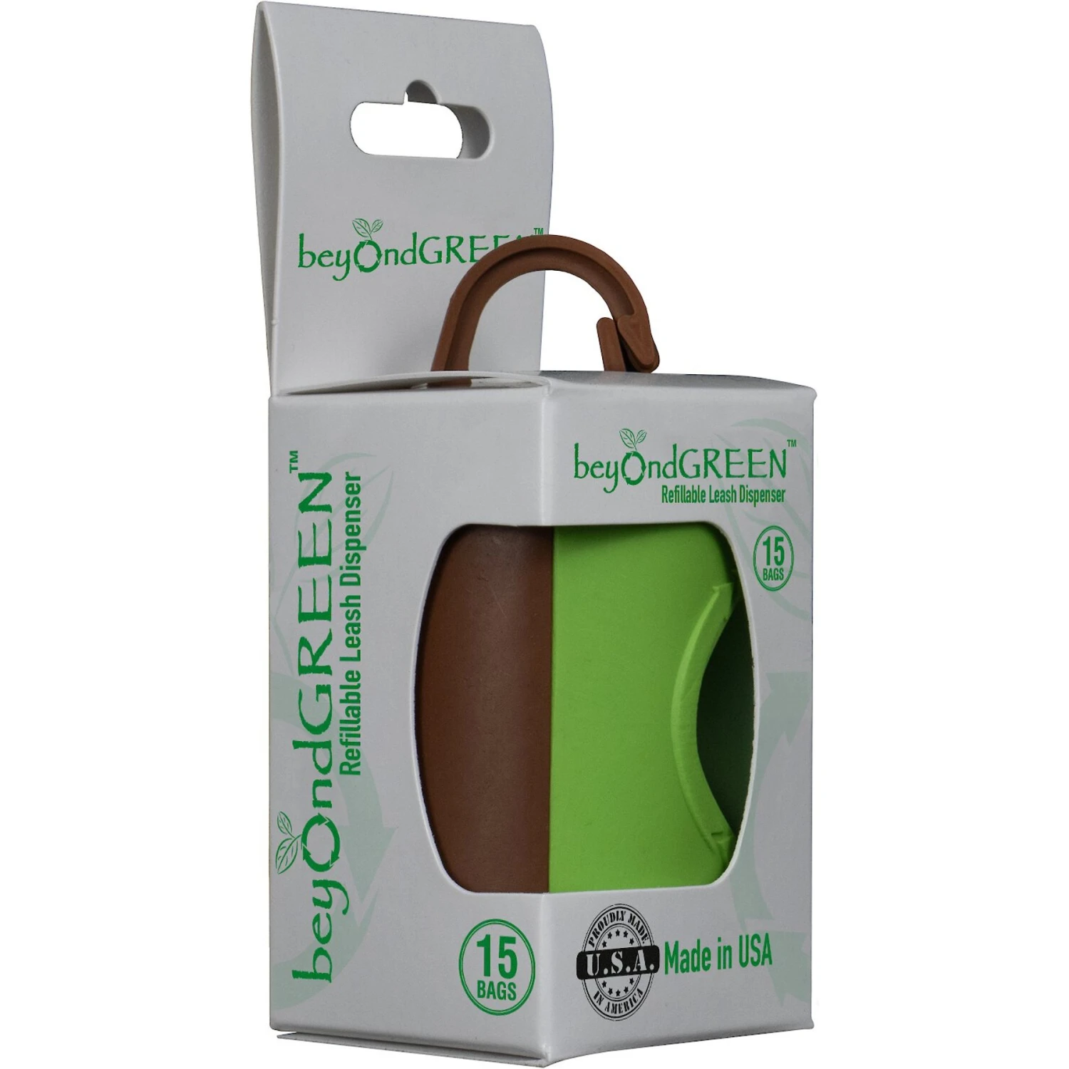 BeyondGREEN Poop Bags Dispenser With Plant-Based Dog Waste Bags 2 BeyondGREEN Poop Bags Dispenser With Plant-Based Dog Waste Bags - Image 2