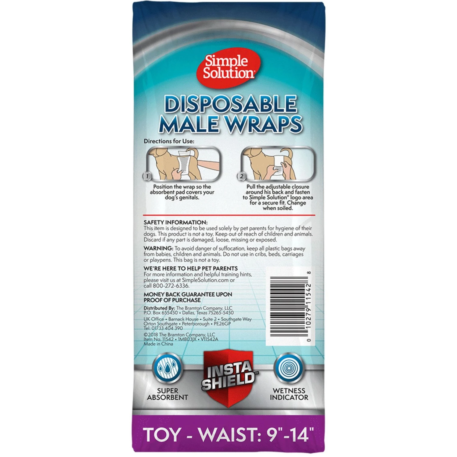 Simple Solution Disposable Male Dog Wrap 2 Simple Solution Disposable Male Dog Wrap - Image 2