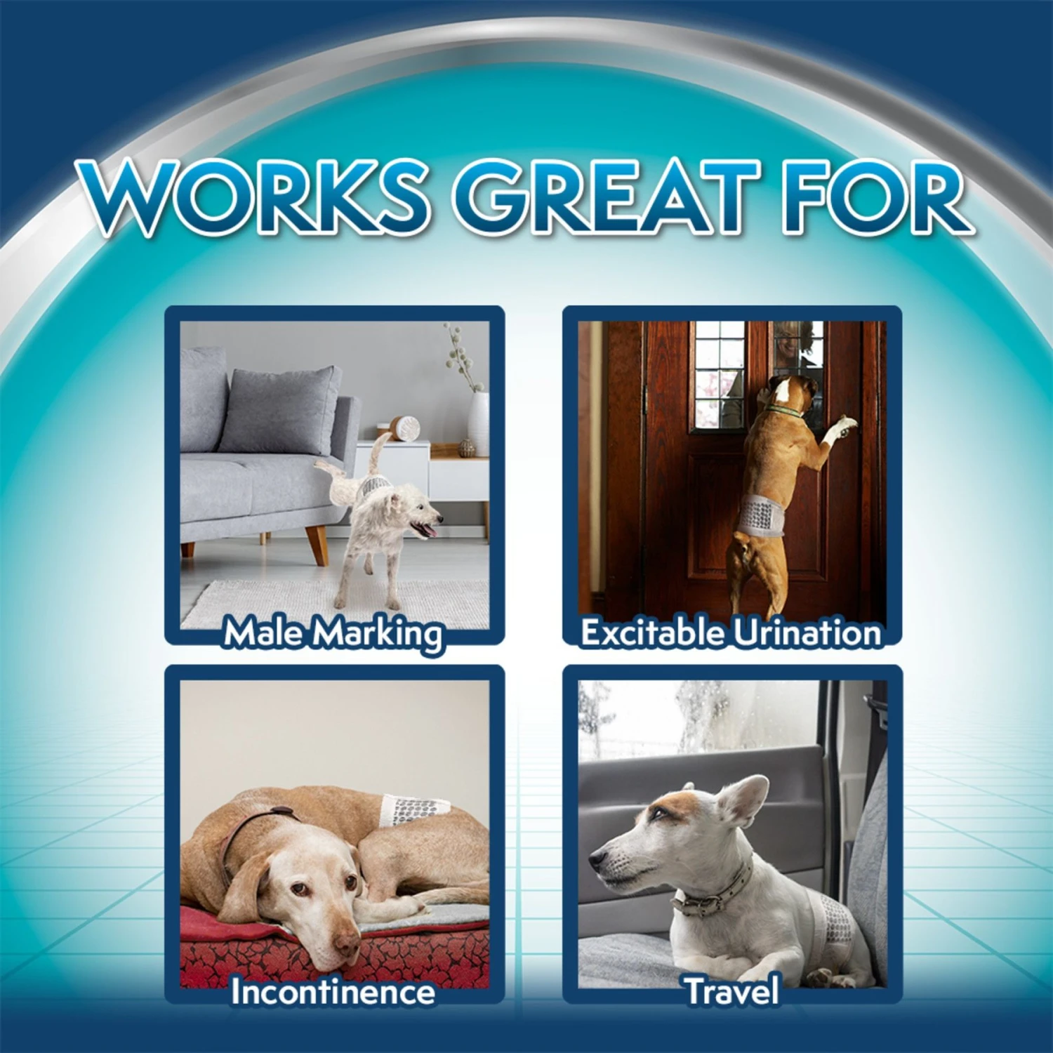 Simple Solution Disposable Male Dog Wrap 7 Simple Solution Disposable Male Dog Wrap - Image 7