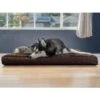 FurHaven Ultra Plush Deluxe Cooling Gel Pillow Dog Bed With Removable Cover