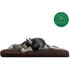 FurHaven Ultra Plush Deluxe Cooling Gel Pillow Dog Bed With Removable Cover -PetSafe Shop Sale 173191 PT3. AC SS1800 V1613755308