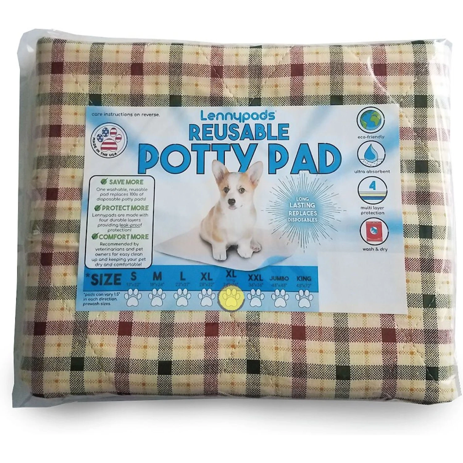 Lennypads Ultra Absorbent Washable Dog Pee Pads 1 Lennypads Ultra Absorbent Washable Dog Pee Pads
