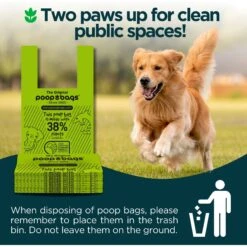 The Original Poop Bags Handle Tie USDA Biobased Waste Bags, Green, Large, 120 Count 12 The Original Poop Bags Handle Tie USDA Biobased Waste Bags, Green, Large, 120 Count -PetSafe Shop Sale 173549 PT5. AC SS1800 V1695137086