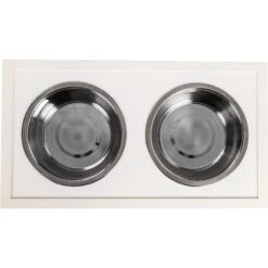 New Age Pet ECOFLEX Piedmont Double Diner Elevated Dog Bowls & Storage -PetSafe Shop Sale 175299 PT7. AC SS1800 V1598662574