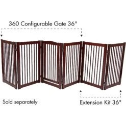 Primetime Petz 360 Configurable Gate Extension Kit, Walnut -PetSafe Shop Sale 175891 PT2. AC SS1800 V1569026665
