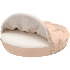 FurHaven Faux Sheepskin Snuggery Gel Top Cat & Dog Bed With Removable Cover -PetSafe Shop Sale 178805 PT2. AC SS1800 V1617149529