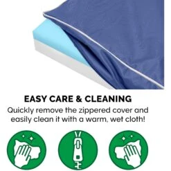 FurHaven Indoor/Outdoor Solid Cooling Gel Cat & Dog Bed With Removable Cover -PetSafe Shop Sale 178852 PT7. AC SS1800 V1603341401