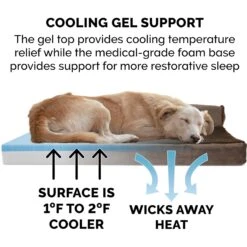 FurHaven Plush Deluxe Chaise Cooling Gel Cat & Dog Bed With Removable Cover 14 FurHaven Plush Deluxe Chaise Cooling Gel Cat & Dog Bed With Removable Cover -PetSafe Shop Sale 178937 PT5. AC SS1800 V1703798765