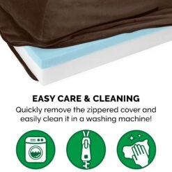 FurHaven Plush Deluxe Chaise Cooling Gel Cat & Dog Bed With Removable Cover 17 FurHaven Plush Deluxe Chaise Cooling Gel Cat & Dog Bed With Removable Cover -PetSafe Shop Sale 178937 PT8. AC SS1800 V1703798708