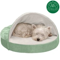 FurHaven Microvelvet Snuggery Gel Top Covered Cat & Dog Bed With Removable Cover -PetSafe Shop Sale 179003 PT3. AC SS1800 V1612502171