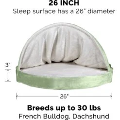 FurHaven Microvelvet Snuggery Gel Top Covered Cat & Dog Bed With Removable Cover -PetSafe Shop Sale 179003 PT4. AC SS1800 V1612507872