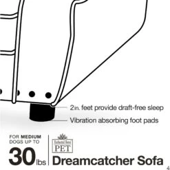 Enchanted Home Pet Dreamcatcher Sofa Cat & Dog Bed With Removable Cover, Caramel, Medium -PetSafe Shop Sale 180294 PT5. AC SS1800 V1563226021