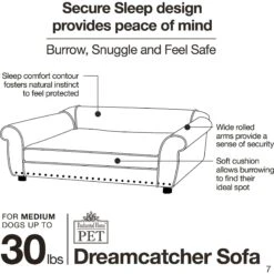 Enchanted Home Pet Dreamcatcher Sofa Cat & Dog Bed With Removable Cover, Caramel, Medium -PetSafe Shop Sale 180294 PT8. AC SS1800 V1563226072
