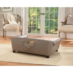 Enchanted Home Pet Rockwell Sofa Dog Bed With Removable Cover, Large, Pewter -PetSafe Shop Sale 180298 PT3. AC SS1800 V1563226363