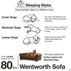 Enchanted Home Pet Wentworth Sofa Dog Bed With Removable Cover, Large, Charcoal Grey 14 Enchanted Home Pet Wentworth Sofa Dog Bed With Removable Cover, Large, Charcoal Grey -PetSafe Shop Sale 180300 PT5. AC SS1800 V1563226427