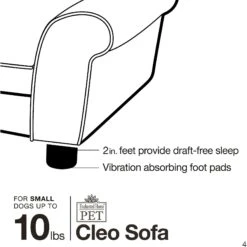 Enchanted Home Pet Cleo Sofa Cat & Dog Bed With Removable Cover, Small -PetSafe Shop Sale 180306 PT7. AC SS1800 V1563226415