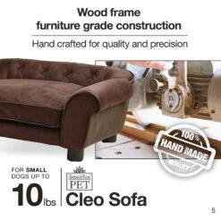 Enchanted Home Pet Cleo Sofa Cat & Dog Bed With Removable Cover, Small -PetSafe Shop Sale 180306 PT8. AC SS1800 V1563226435