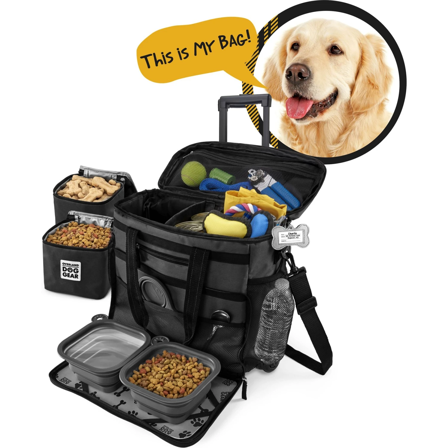 Mobile Dog Gear Rolling Week Away Dog Bag 2 Mobile Dog Gear Rolling Week Away Dog Bag - Image 2