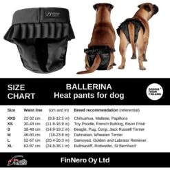 FinNero Ballerina Washable Female Heat Dog Diaper -PetSafe Shop Sale 182822 PT7. AC SS1800 V1613176297