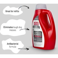 Nature's Miracle Advanced Platinum Dog Antibacterial Stain Remover & Odor Eliminator Refill, 64-oz Bottle -PetSafe Shop Sale 183005 PT3. AC SS1800 V1701115653