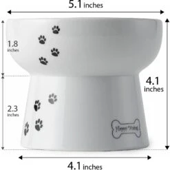 Necoichi Ceramic Elevated Dog Water Bowl, 12-oz -PetSafe Shop Sale 183509 PT5. AC SS1800 V1627495580