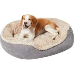 Ethical Pet Sleep Zone Carved Plush Bolster Cat & Dog Bed -PetSafe Shop Sale 189386 PT3. AC SS1800 V1684524330