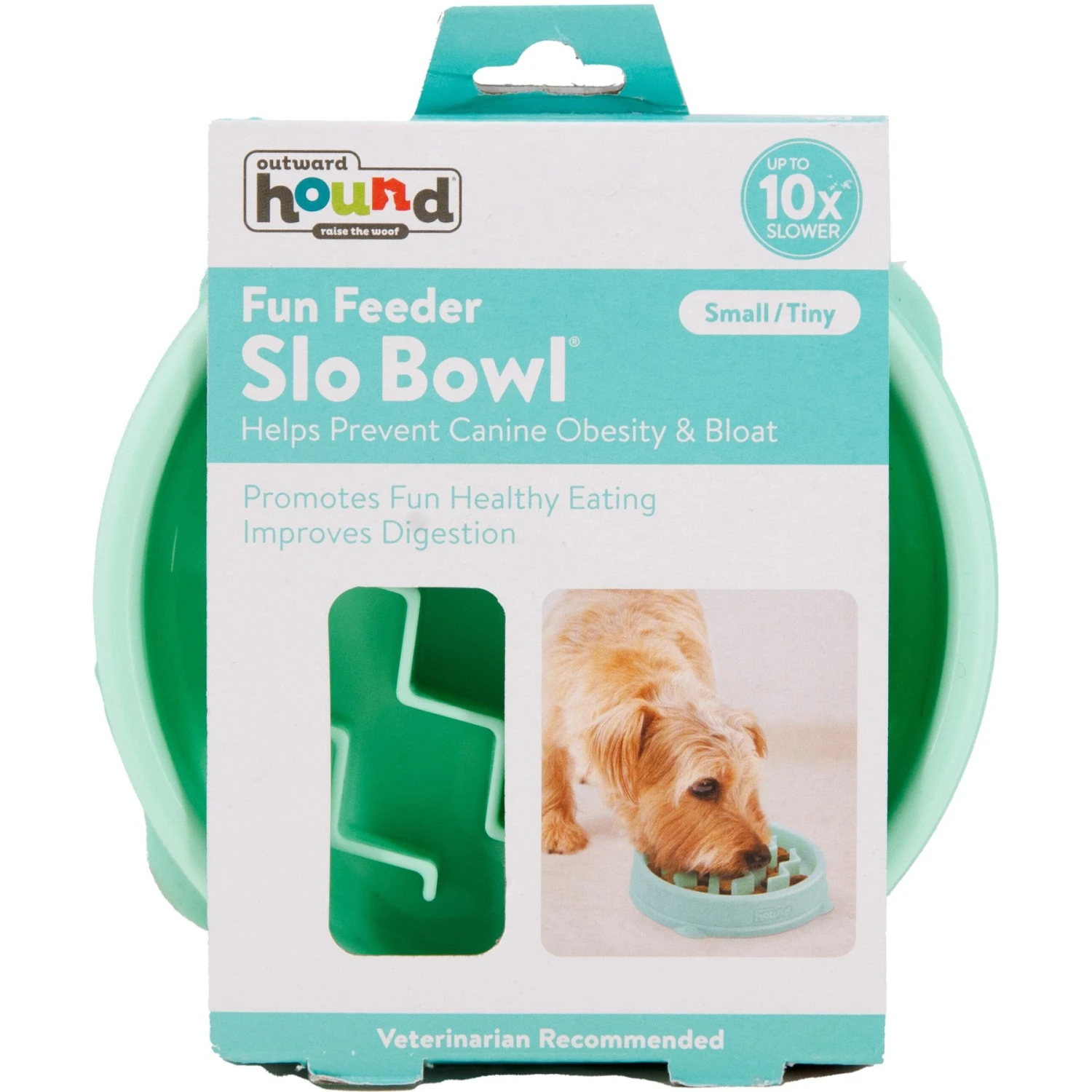 Outward Hound Non-Skid Plastic Slow Feeder Dog Bowl 7 Outward Hound Non-Skid Plastic Slow Feeder Dog Bowl - Image 7