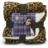 American Kennel Club AKC Animal Print Fleece Dog & Cat Blanket