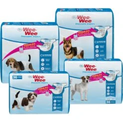Four Paws Wee-Wee Disposable Dog Diapers -PetSafe Shop Sale 192211 PT7. AC SS1800 V1689364406