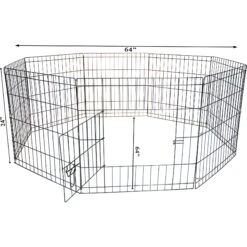 Iconic Pet 8-Panel Portable Foldable Wire Dog Pen -PetSafe Shop Sale 192493 PT2. AC SS1800 V1566486176