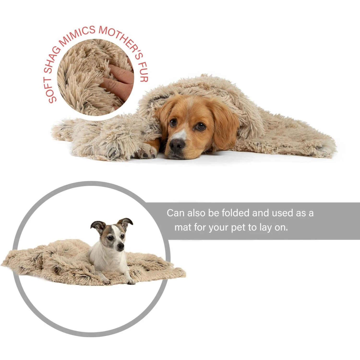 Best Friends By Sheri Throw Shag Dog & Cat Blanket 2 Best Friends By Sheri Throw Shag Dog & Cat Blanket - Image 2