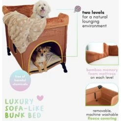 Petique Bedside Lounge Elevated Dog Bed -PetSafe Shop Sale 193996 PT4. AC SS1800 V1698154730