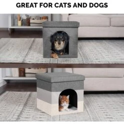 FurHaven House Footstool & Ottoman Dog & Cat Bed -PetSafe Shop Sale 198861 PT4. AC SS1800 V1618279921