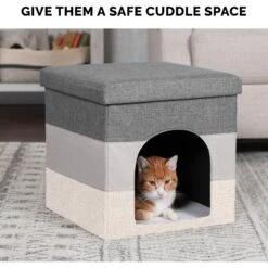 FurHaven House Footstool & Ottoman Dog & Cat Bed -PetSafe Shop Sale 198861 PT5. AC SS1800 V1568235206