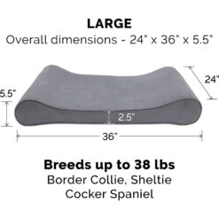 FurHaven Microvelvet Luxe Lounger Memory Foam Dog Bed With Removable Cover -PetSafe Shop Sale 198892 PT4. AC SS1800 V1627003296