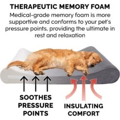 FurHaven Microvelvet Luxe Lounger Memory Foam Dog Bed With Removable Cover -PetSafe Shop Sale 198892 PT6. AC SS1800 V1627003922