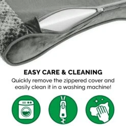 FurHaven Minky Plush Luxe Lounger Cooling Gel Dog Bed With Removable Cover -PetSafe Shop Sale 198983 PT7. AC SS1800 V1627615636