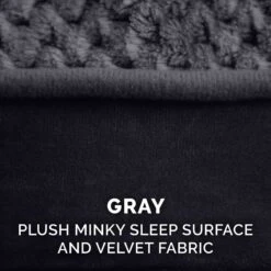 FurHaven Minky Plush Luxe Lounger Cooling Gel Dog Bed With Removable Cover -PetSafe Shop Sale 198983 PT8. AC SS1800 V1627610206