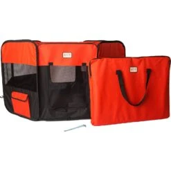 Armarkat Model PP002R Portable Soft-sided Dog & Cat Playpen, Black & Red 11 Armarkat Model PP002R Portable Soft-sided Dog & Cat Playpen, Black & Red -PetSafe Shop Sale 200779 PT2. AC SS1800 V1627687353