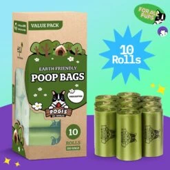 Pogi's Pet Supplies Unscented Poop Bags, 150 Count -PetSafe Shop Sale 201694 PT5. AC SS1800 V1661830376