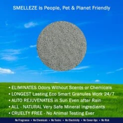 Smelleze Natural Yard Odor Removal Deodorizer Granules -PetSafe Shop Sale 205612 PT4. AC SS1800 V1628546783