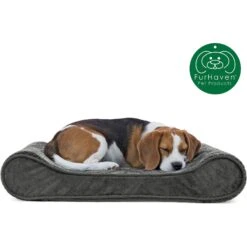 FurHaven Minky Plush Luxe Lounger Orthopedic Cat & Dog Bed With Removable Cover -PetSafe Shop Sale 206687 PT3. AC SS1800 V1625263382