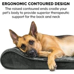 FurHaven Minky Plush Luxe Lounger Orthopedic Cat & Dog Bed With Removable Cover -PetSafe Shop Sale 206687 PT7. AC SS1800 V1625264292