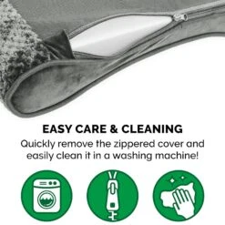 FurHaven Minky Plush Luxe Lounger Orthopedic Cat & Dog Bed With Removable Cover -PetSafe Shop Sale 206687 PT8. AC SS1800 V1625263359