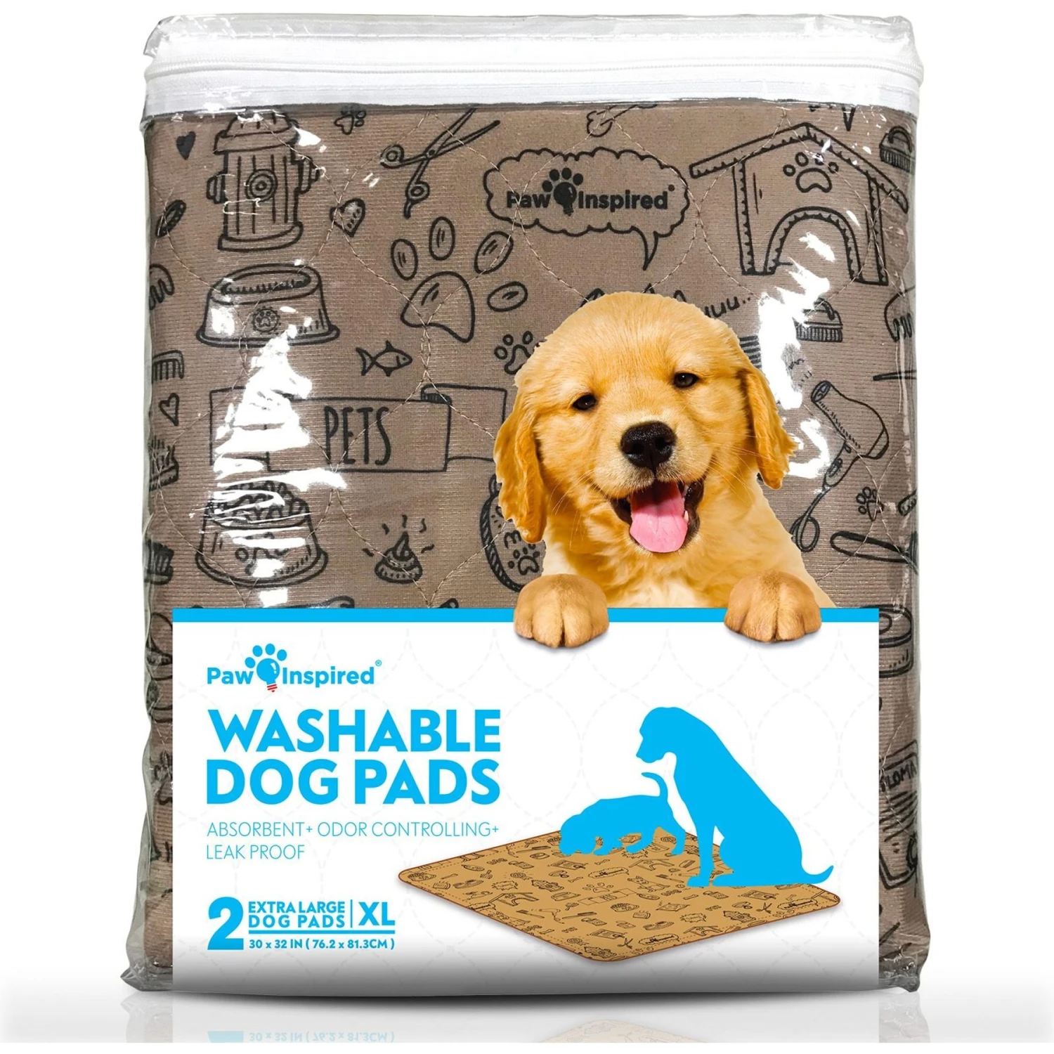 Paw Inspired Washable Dog Pee Pads 6 Paw Inspired Washable Dog Pee Pads - Image 6