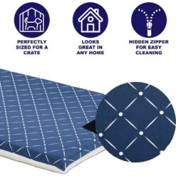 MidWest QuietTime Couture Paxton Reversible Dog Crate Mat -PetSafe Shop Sale 212985 PT2. AC SS1800 V1576084734
