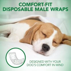 Vet's Best Comfort-Fit Disposable Male Dog Wraps 10 Vet's Best Comfort-Fit Disposable Male Dog Wraps -PetSafe Shop Sale 213065 PT2. AC SS1800 V1575652120